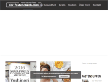 Tablet Screenshot of der-fastencoach.com